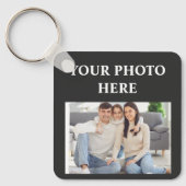 Custom Photo Square Keychain (Voorkant)