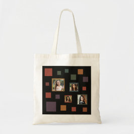 Custom Photo Squares Tote Bag