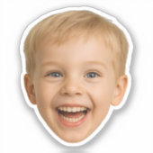 Custom Photo Stickers Personalized Face Sticker (Recto)