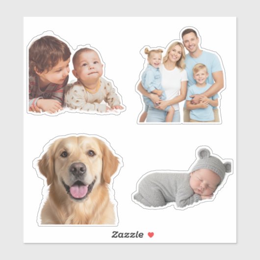 Custom Photo Stickers – Personalized Picture (Feuille)