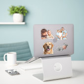 Custom Photo Stickers – Personalized Picture (Ordinateur portable sur le bureau)