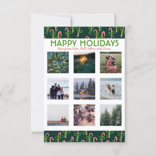 CUSTOM PHOTO Sweet Candy Candes Kerstmis