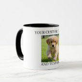 Custom Photo & Text Mug Personalized Gift Coffee  (Devant gauche)