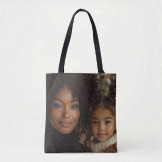 Custom photo tote all over print draagtas