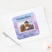 Custom Photo Valentine Candle Label Romantic Gift (Envelop)