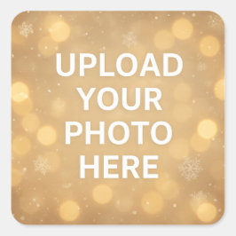 Custom Photo Vierkante Sticker