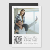 Custom Photo Wedding Save the Date magnet (Devant / Derrière)