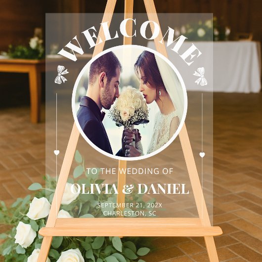 Custom Photo Welcome for Reception