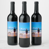 Custom Photo Wine Label uw eigen ontwerp Wijn Etiket (Flessen)