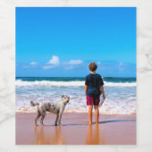 Custom Photo Wine Label uw eigen ontwerp Wijn Etiket (Enkel label)