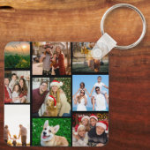 Custom Photos Keychains, Double Sided 9 Photos   Sleutelhanger (Achterkant)