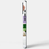 Custom Photos Memories Love Script purple Case-Mate iPhone Case (Achterkant / Links)