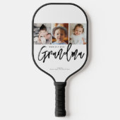 Custom Photos Personalized World’s Best Grandma Pickleball Paddle (Voorkant)
