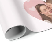 Custom Photos Valentine's Day Wrapping Paper  Cadeaupapier (Rol Hoek)