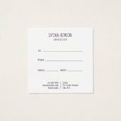 Custom Piano Music Lessons Gift Certificate (Dos)
