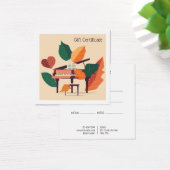 Custom Piano Music Lessons Gift Certificate (Bureau)