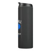 Custom Pickleball Lover's Team Club Paddle & Ball Thermosbeker (Geroteerd rechts)