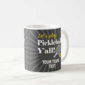 Custom Pickleball Mugs Personalized Team Club Name (Devant droit)