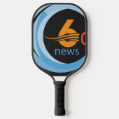 Custom Pickleball Paddle – 6 Nieuws Logo Design |  (Voorkant)