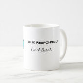 Custom Pickleball Player Coffee Mug (Devant droit)