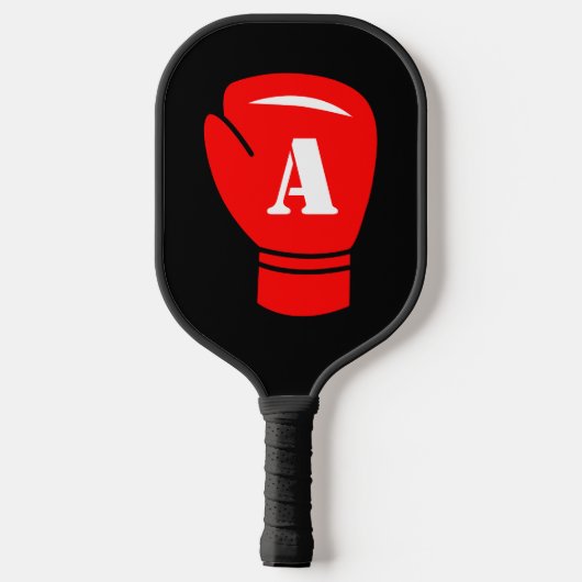 Custom pickleball racket met bokshandschoen ontwer (Achterkant)