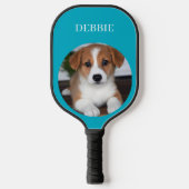 Custom Pickleball Set with Pet Photo & Name Paddle (Voorkant)