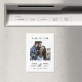 Custom picture Fridge Save the Date magnet Magneet (Insitu (Vaatwasser))