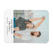 Custom Picture Save the Date fridge magnet Magneet (Horizontaal)