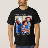 Custom Picture T-Shirt with Editable Text (Voorkant)