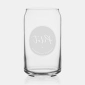 Custom Pilot Aviation School Afstuderen Elegant Blikvorm Glas (Achterkant)