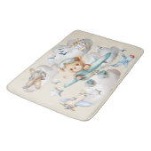 Custom Pilot Teddy Bear Badmat (Gekanteld)