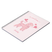 Custom Pink Poodle | Personalized Journal Gift (Côté gauche)