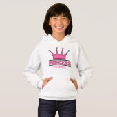 Custom Pink Princess Hoodie (Voorkant volledig)