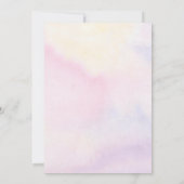 Custom Pink Watercolor Wedding Invitation (Dos)