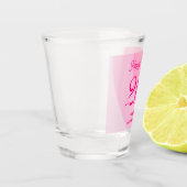 Custom PinkSwirls 21st Shot Glass Shot Glas (Links)