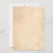 Custom Pirate Party Birthday Card Invitation  Kaart (Achterkant)