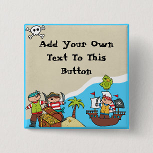 Custom Pirate Party Button