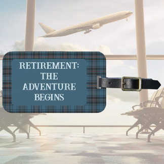 Custom Plaids Retirement Revel Gifts for Dad Bagagelabel