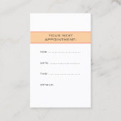 Custom Plain Appointment Reminder Template Afsprakenkaartje (Voorkant)