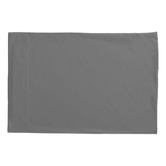 Custom Plaisir De Dormir in Grey Pillowcase Kussensloop (Achterkant)