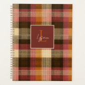 Custom Planner Gingham Pattern Style (Voorkant)