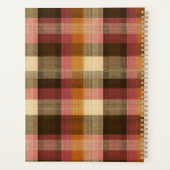 Custom Planner Gingham Pattern Style (Achterkant)