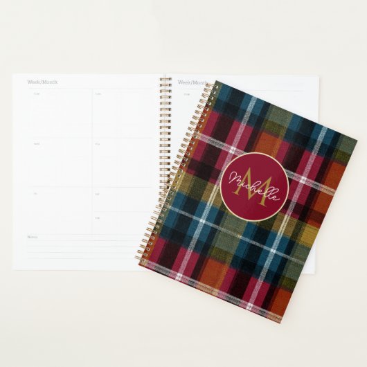 Custom Planner Gingham Pattern Style (Display)