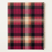 Custom Planner Gingham Pattern Style (Achterkant)