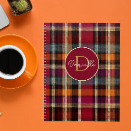 Custom Planner Gingham Pattern Style