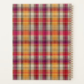 Custom Planner Gingham Pattern Style (Achterkant)