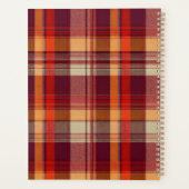 Custom Planner Gingham Pattern Style (Achterkant)