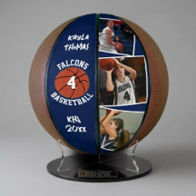 Custom Player Foto, Nummer en Team Navy Blauw
