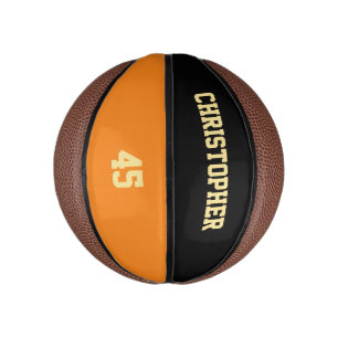 Custom Player Team Clubnaam Nummer Monogrammed Basketbal