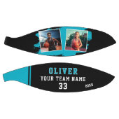 Custom Player's Name Number Team 2 Photo Basketbal (Panelen)